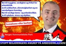 NORGES KOMMUNISTISKE PARTI MANER TIL KAMP MOT ENDRINGER I