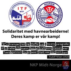 Økonomisk støtte til havnearbeiderne