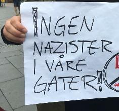 Nazismen er arbeiderklassens fiende - og politiet er redd
